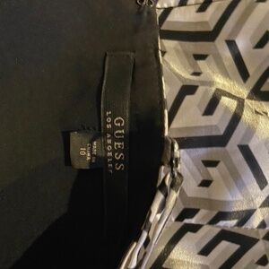 Guess Black White Dress